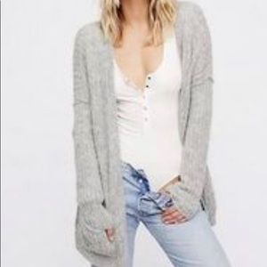 Free People Weekender alpaca cardigan
